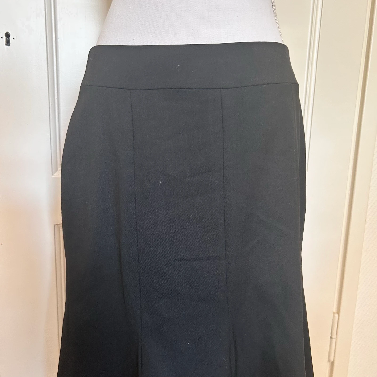 Mexx Faldones Negro de Tubo Línea A Mezcla de Lana Formal – Talla 38 – photo 2